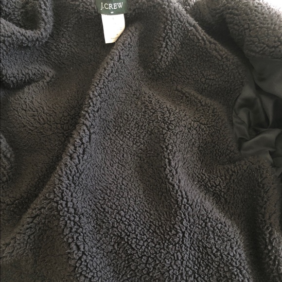 J.crew sherpa lined black down puffer jacket - Picture 7 of 7